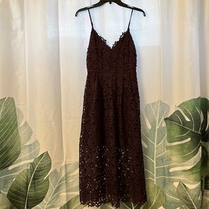 ASTR Lace Purple Dress